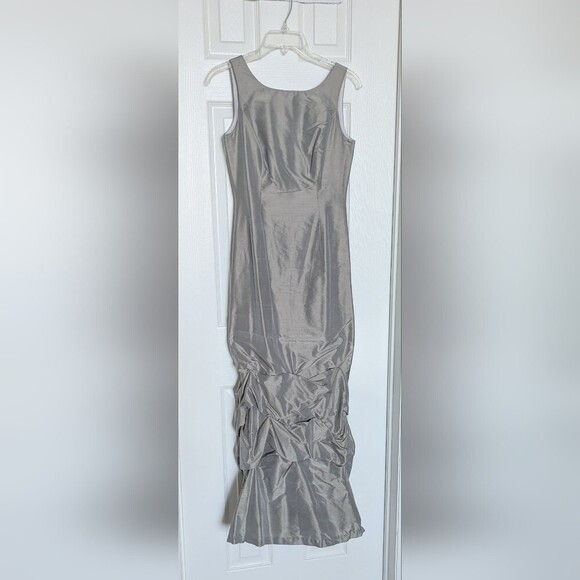 Adele Wechslar Dresses & Skirts - Women's 100% Silk Formal Custom-Made Maxi Dress/Gown w/Ruching, Bustle & Train